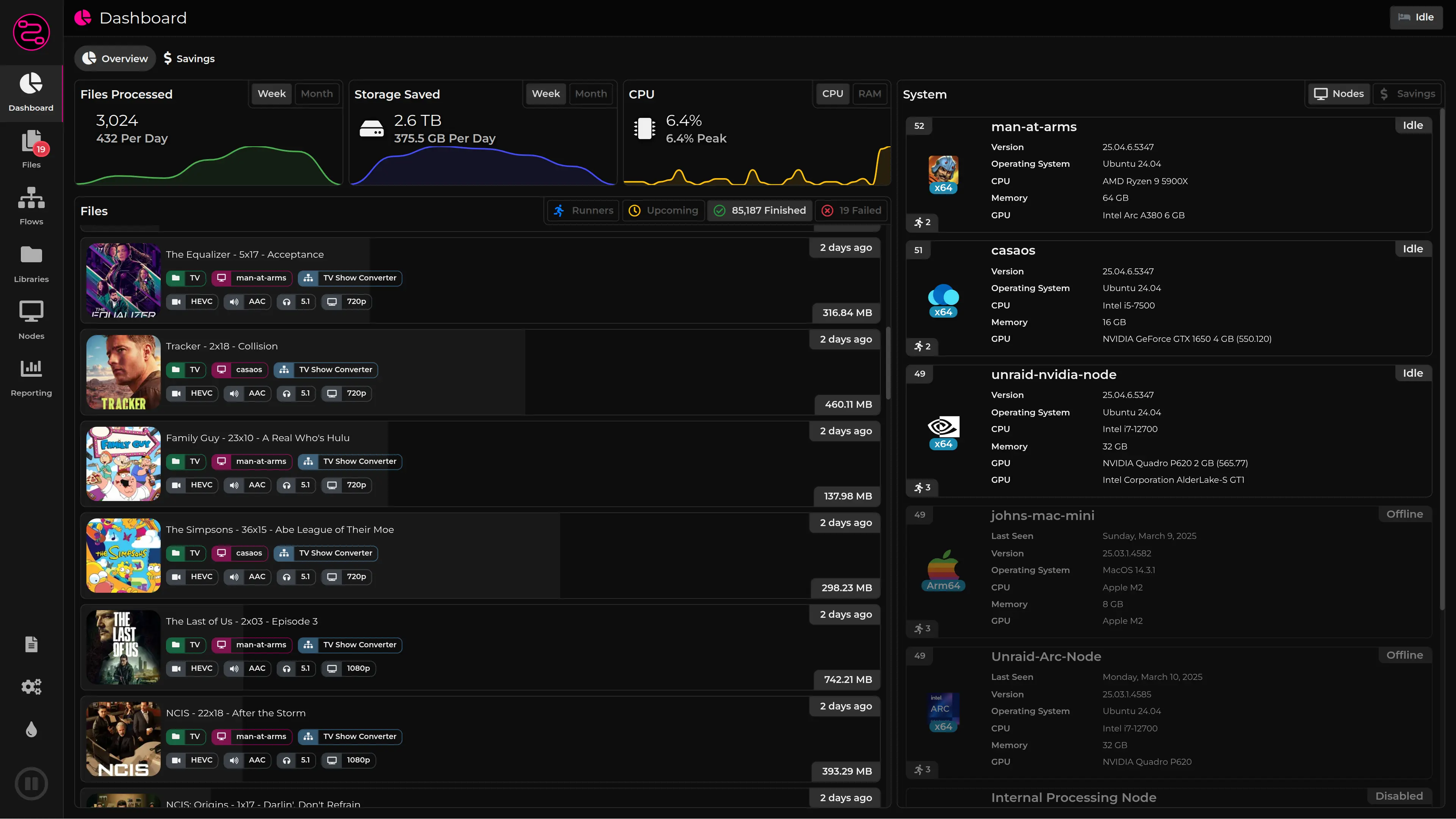 FileFlows Application Interface
